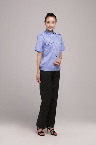 专业生产 职业服装 短袖工作服 工作服套装图片_10